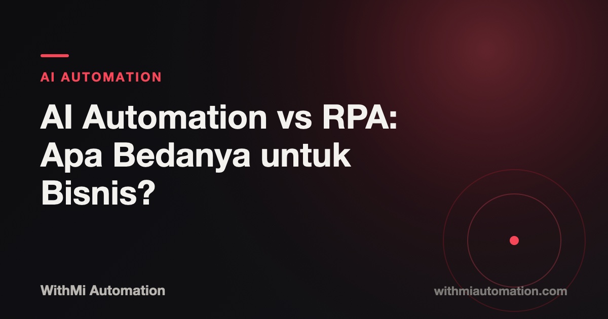 AI Automation vs RPA: What is the Difference for Business?